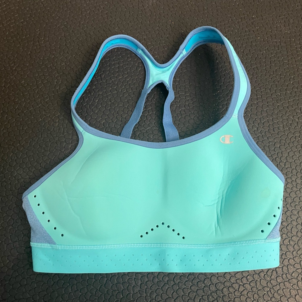 CHAMPION The Warrior Sports‎ Bra Women's Size Small B0830 Turq Waters